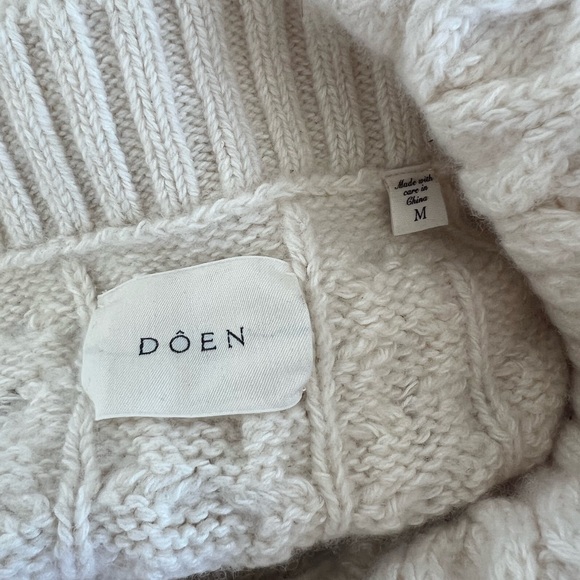 VGUC Doen Gillian Sweater in Ivory Size Medium - Picture 4 of 6